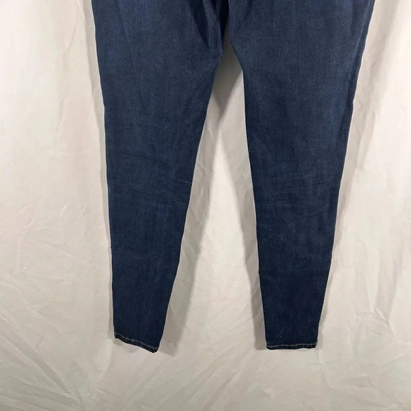 Old Navy Jeggings Women's 6 Dark Wash Denim Rockstar Pull On Mid Rise Cotton Ble - Picture 7 of 7